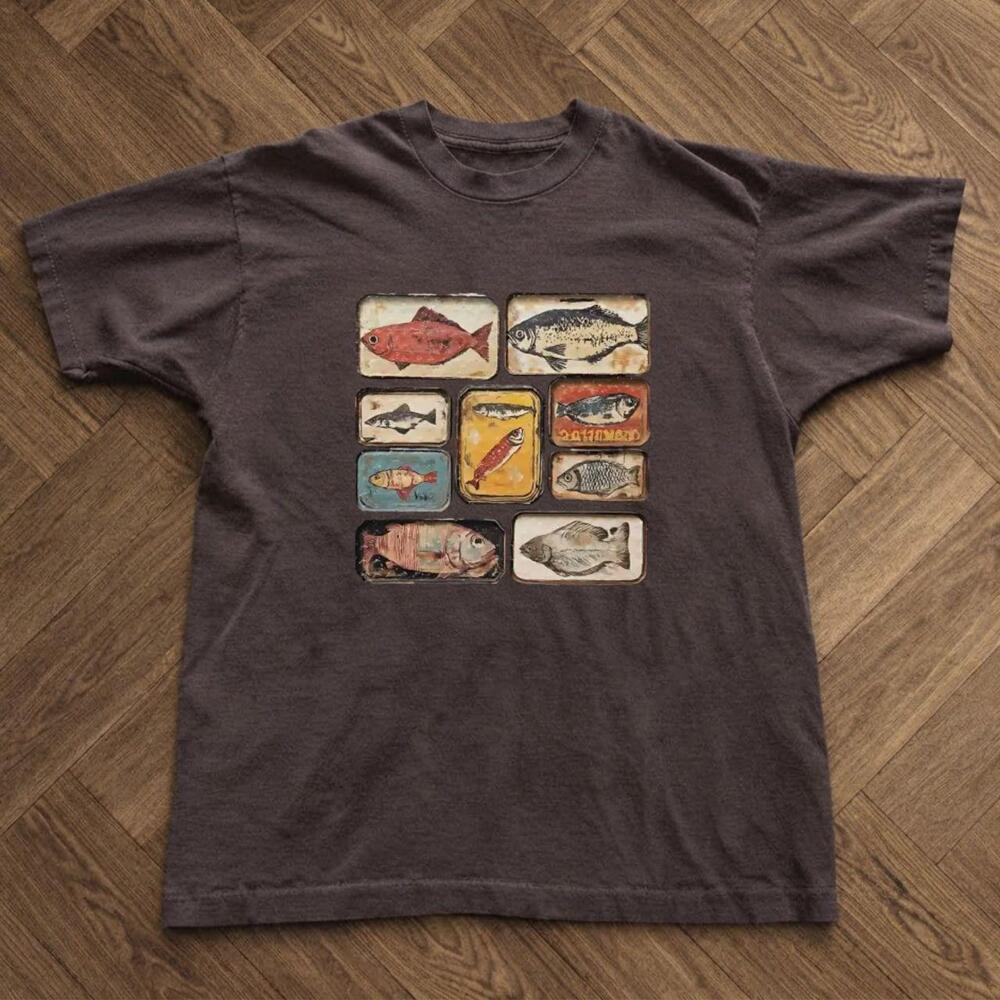 Catch Of The Day Tinned Fish Graphic T-shirt